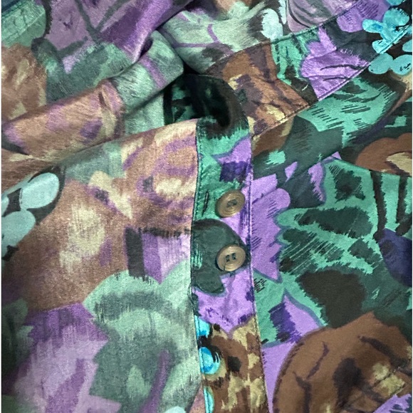 💯Silk EVIDENCE Button Shirt - Picture 6 of 8